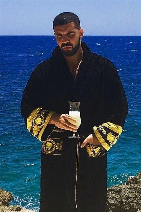 drake versace robe.